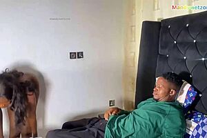 I kept trying on sexy lingerie in front of my boyfriend. He loved the mommy roleplay with moaning and spanking.