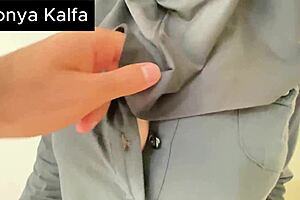 What Happens When Horny Hijab Secretary Gets Fucked in Tight Wet Pussy Compilation