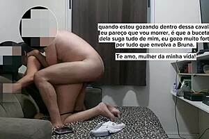 Bruna Silva hotwife is back for more voyeur cuckold action with old guy