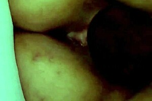 This big cock stud is fucking my hot wife without a condom. She's moaning with lust until he cums inside her tight pussy for that creampie thrill