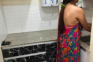 stepson asks stepmom for female condom tutorial leading to pussy creampie and hot cumshot