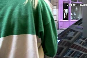 Shy 18-Year-Old Blonde Vicky Experiences Her First Porn Casting Interview