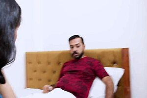 Oh man, desi wife in threesome hard rough sex with her indian college lovers, like deepthroat blowjob and doggystyle creampie... wait, squirtin too, so wet pussy action!