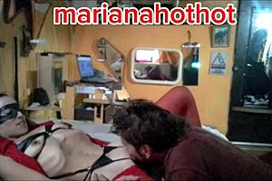 Wanna see sexy Argentine amateur's wild petera skills?