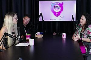 glamorous brazilian teens marina karam and bruna carlos in sheer red lingerie swingers cast