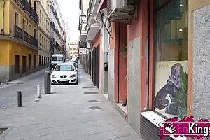 daniela nerea flashes big ass public rough in madrid streets?