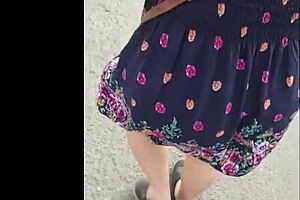 BBW Latina MILF Whore Bent Over for Outdoor Ass Fuck