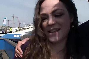 German milf fucked hard while shopping alone