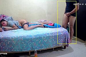 Hidden cam catches neighbor fucking my girlfriend's huge ass and sucking her slutty hole part 1??