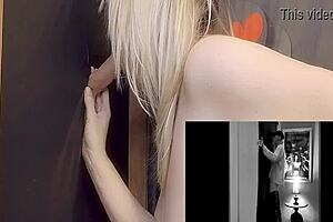 deepthroating gloryhole cock till swallow