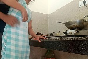 hot desi indian maid bhabhi gets pussy pounded hard in kitchen roleplay clear hindi audio