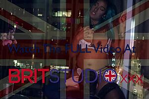 Blue Haired Girl's Pussy Devoured in Fierce Cunilingus Frenzy. Curvy Body Quivers Through Intense Orgasm Waves