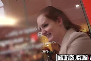 Public pick ups trade diamonds for pearls with hot girlfriend Denisa Heaven