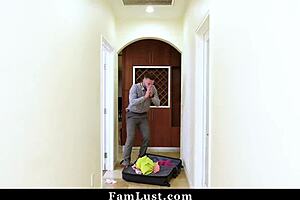 hey pervy stepdad, this hot teen flashes her tight pussy just for you