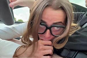 Petite 18-Year-Old Nikki Nicole Rides Big Cock in Car Doggystyle