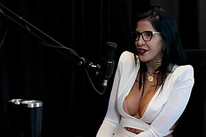 Leticia Braga teases client friend in sheer red panties censored for socials watch now