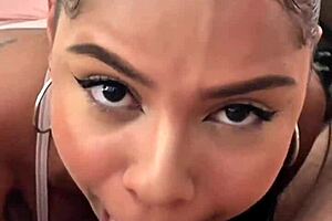 PETITE LATINA TEEN GOSTOSA SLURPS DEEPTHROAT RIMJOB IN POV CUM MOUTH