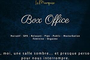 Box Office French GFE Whispers Dirty While Sucking Publicly