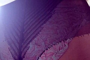 curvy ebony teen student in lingerie gets ass worshiped dominated