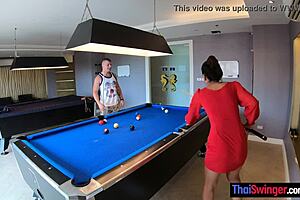 Thai Teen Couple Pool Play Turns Passionate Big Ass Sex