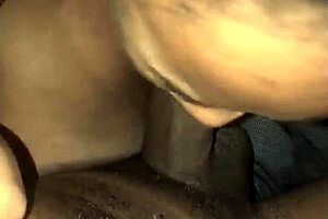 Black friend's monster cock fucks my big ass and pussy better than boyfriend outdoors