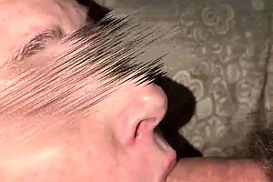 mature couple plays with toys passionately