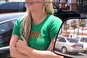 i love this amateur blonde girl's teasing vibes