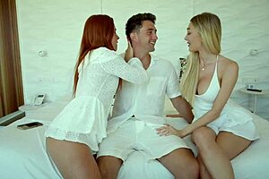 wife's wild dream sharing my cock with her best friend in crazy threesome?