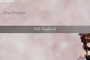 i'm drooling sloppy on teen latina's monster cock deepthroat gag fest