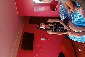 candyboon halloween police slut sucks cock bent over doggystyle!