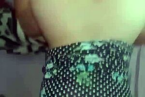 Pov doggystyle pounding her in floral dress on phone 📱🌸🍆