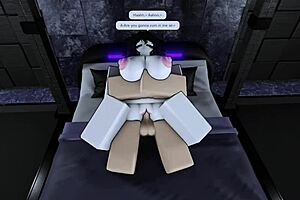 fucking my shy friend doggy deepthroat till face cumshot on roblox