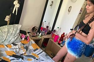 Stepsister Catches Me Jerking Off And RIDES MY COCK Hard In Room