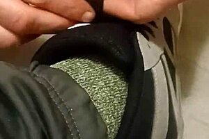 my buddy trashes my sneakers in wild foot fun session