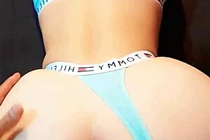 Hot Latina's Tight Ass Takes Deep Anal Thrusts from Lover