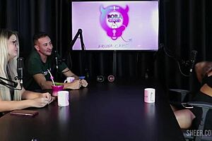 val mineirinha's wild bora cast moments with bruna carlos on sheer red compilation