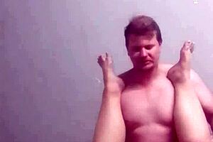 hunk's thick cock fucks ssbbw milf wife blowjob