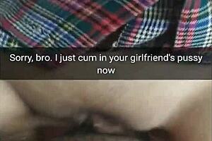 milky mari's cuckold captions: girlfriend creampies on ovulation day