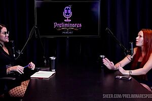 carla santos hottest prelims podcast moments with bia hot part 3 sheer red