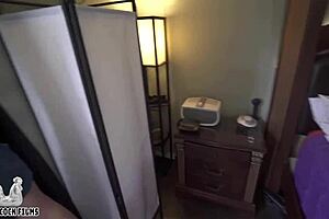 Step-nephew balls deep creampies curvy step-aunt Jane Cane doggystyle POV