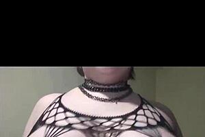 check out my big natural tits bouncing in lingerie