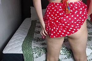 hey wife, feel that fat cock doggystyle in your shaved pussy?