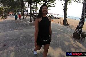 Big Ass Thai Teen Fucks Tourist's Monster Cock