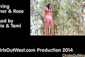 aussie lesbians rim hairy asses outdoors fingering orgasms