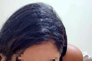 WOW TINDER TEEN GAGS ON COCK DEEP!