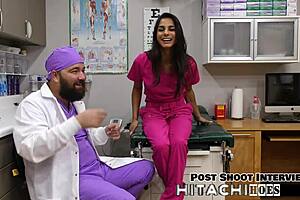 i'm home alone vibrating my shaved pussy moaning hard misty addams