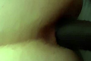 slut wife bends for bbc monster cock hard anal gaping first time