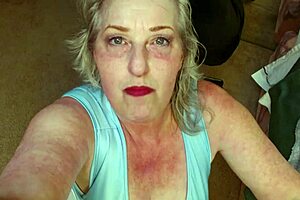 Dawnskye1962's Huge Hairy Ass Dripping Wet in Ripped Clothes Fuck!