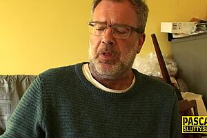 EBONY SUB DEEPTHROATS IN FISHNETS!