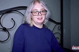 busty blonde annie archer pounded doggystyle her tight shaved twat and ass 🍑💦 deepthroat cumshot facial 😍